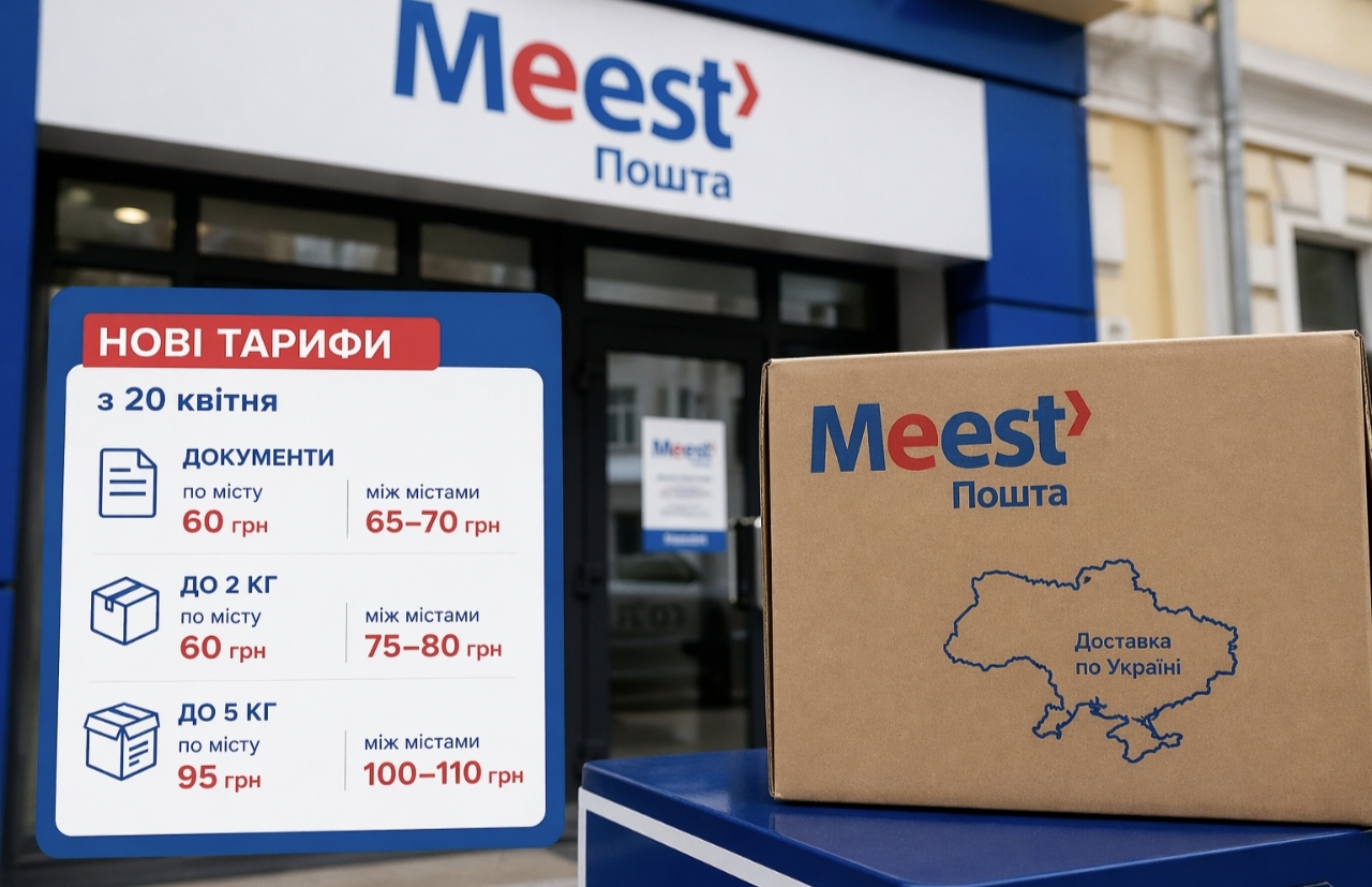 Meest Пошта підвищує тарифи: скільки тепер коштує доставка по Україні, нові ціни на посилки, документи і вантажі