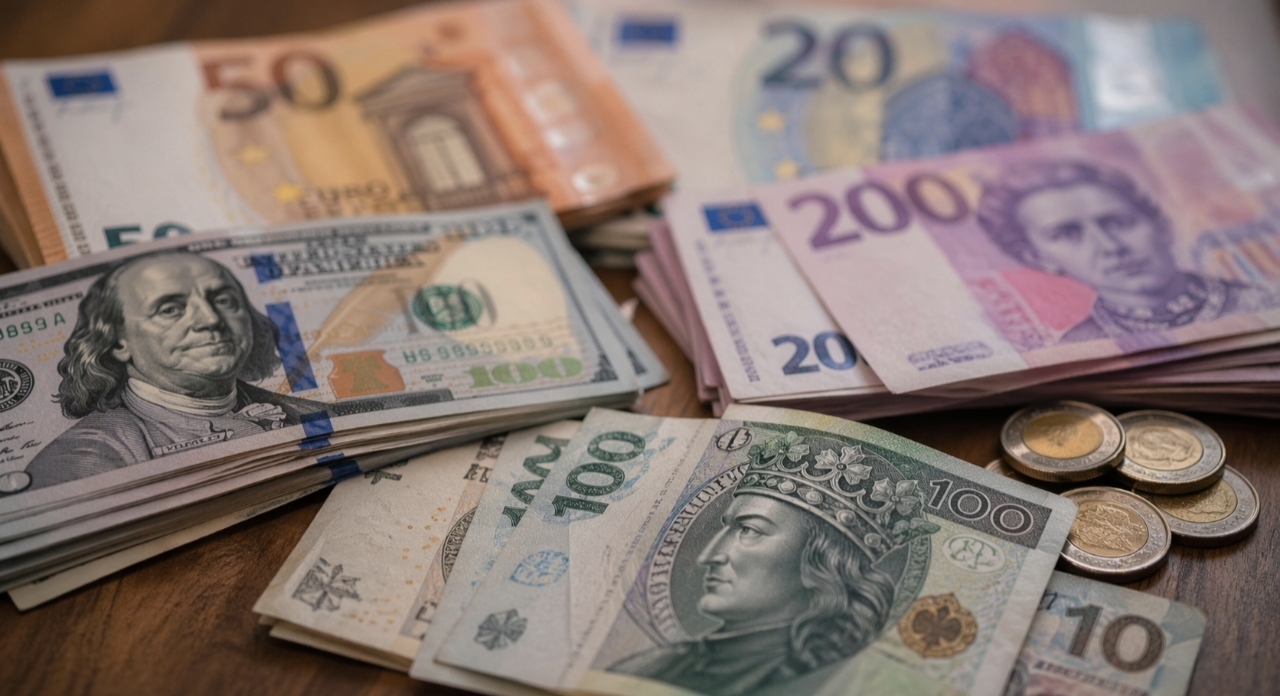 Курс валют на 22.04.2026 — скільки коштують долар, євро і злотий