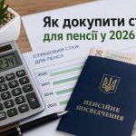 Як докупити страховий стаж для пенсії у 2026 році — скільки це коштує, умови, документи