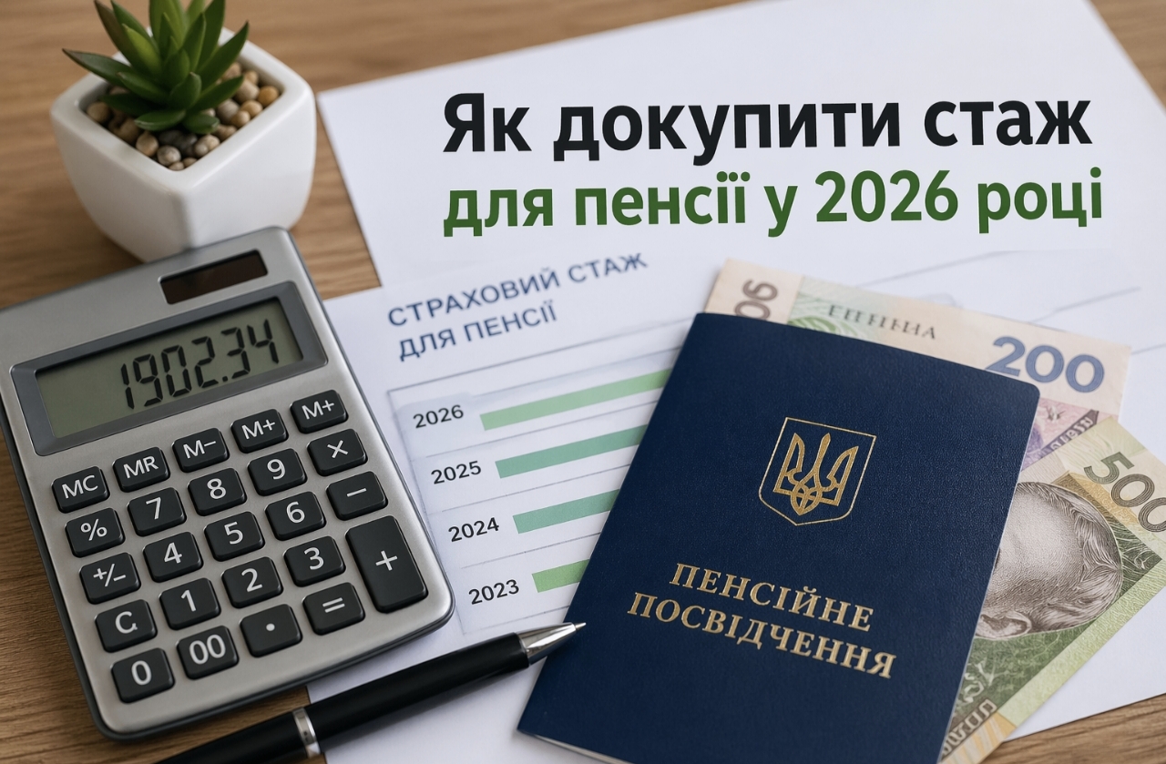 Як докупити страховий стаж для пенсії у 2026 році — скільки це коштує, умови, документи