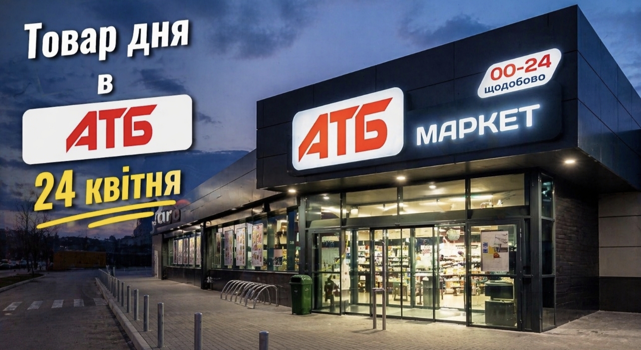 Товар дня в АТБ 24 квітня 2026 — що можна купити сьогодні зі знижкою 50%