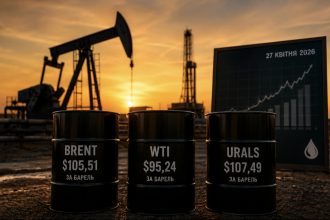 Скільки коштує нафта сьогодні: актуальна ціна Brent, WTI та Urals 27 квітня 2026 року та скільки становить барель