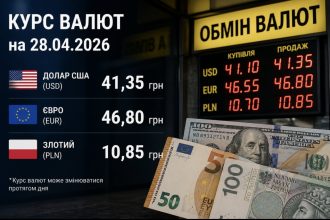 Курс валют на 28.04.2026 — скільки коштують долар, євро і злотий