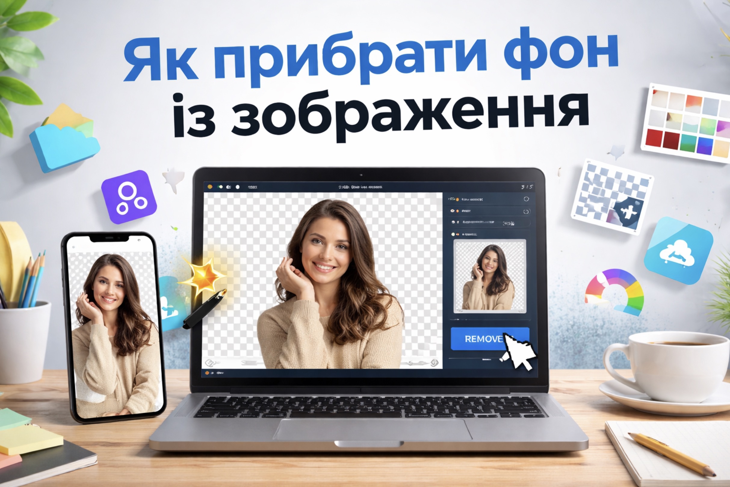Як прибрати фон із зображення