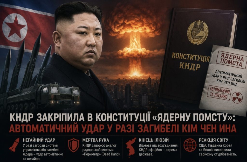 Коли КНДР завдасть автоматичний ядерний удар — нова стаття конституції