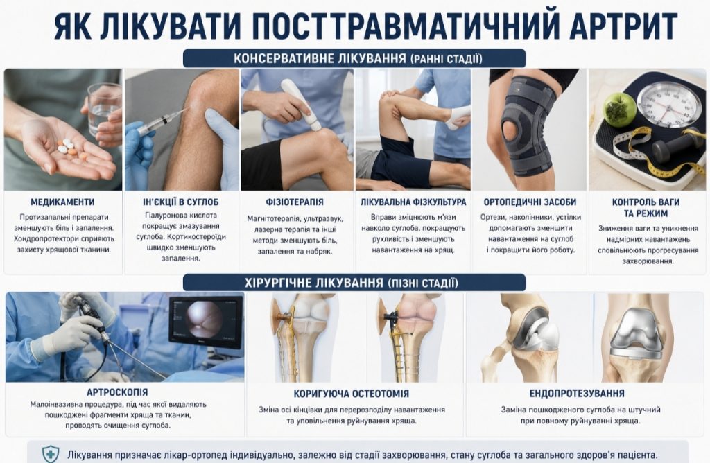 Біль у суглобі після травми чи поранення: що таке посттравматичний артрит і як його лікують