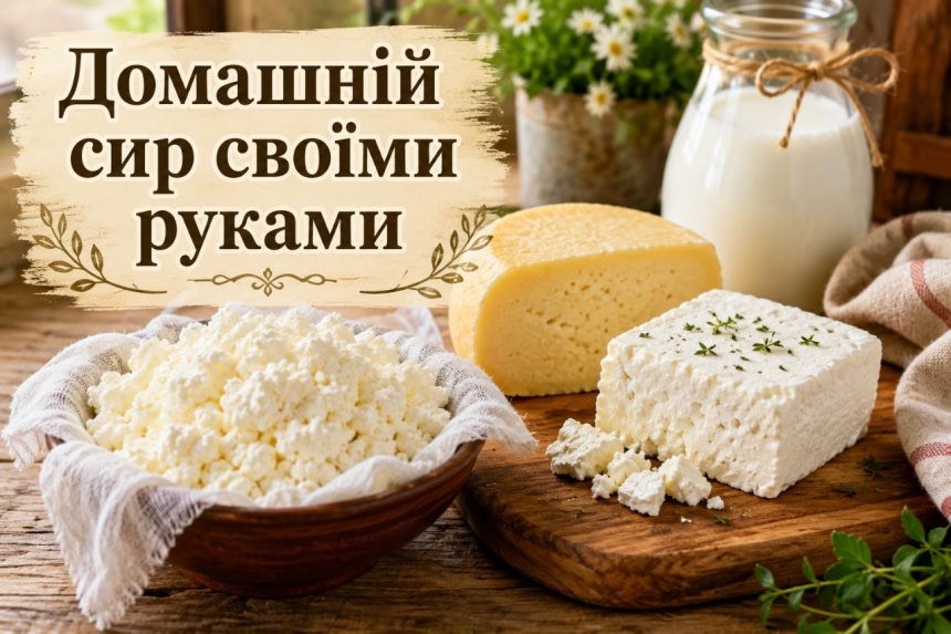 Як зробити сир з коров’ячого молока вдома: творог, бринза і твердий сир покроково