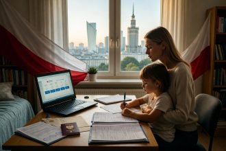 Допомога для самотніх батьків у Польщі 2026 — хто має право на виплати та які документи потрібні
