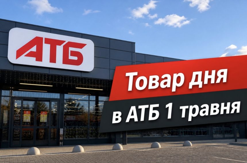 Товар дня в АТБ 1 травня 2026 — що можна купити сьогодні зі знижкою до 50%
