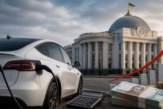 Податок на електрокари до 4000 грн щомісяця: що готують власникам електромобілів в Україні у 2026 році