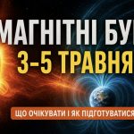 Магнітні бурі 3-5 травня 2026: який K-індекс сьогодні та як сонячна активність вплине на самопочуття