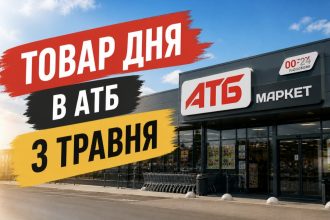 Товар дня в АТБ 3 травня 2026 — що можна купити сьогодні зі знижкою до 50%