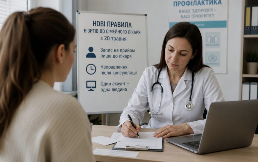 З 20 травня в Україні зміниться порядок роботи сімейних лікарів з електронними медичними системами.