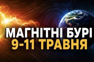 Магнітні бурі 9-11 травня 2026: який K-індекс сьогодні та як сонячна активність вплине на самопочуття