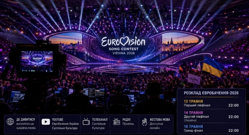 Перший півфінал «Євробачення-2026»: де дивитися безкоштовно онлайн