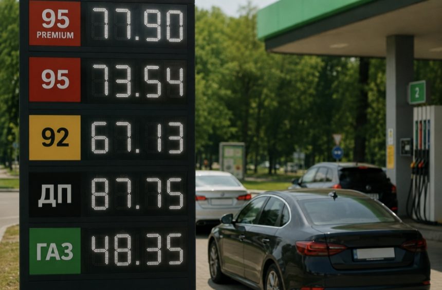 Актуальні ціни на бензин, дизель і газ на АЗС України 13 травня 2026 року: скільки коштує літр пального сьогодні