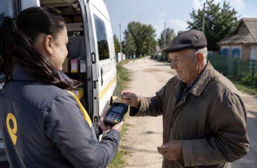 Як працює оплата карткою у мобільних відділеннях «Укрпошти» та де вже доступна послуга