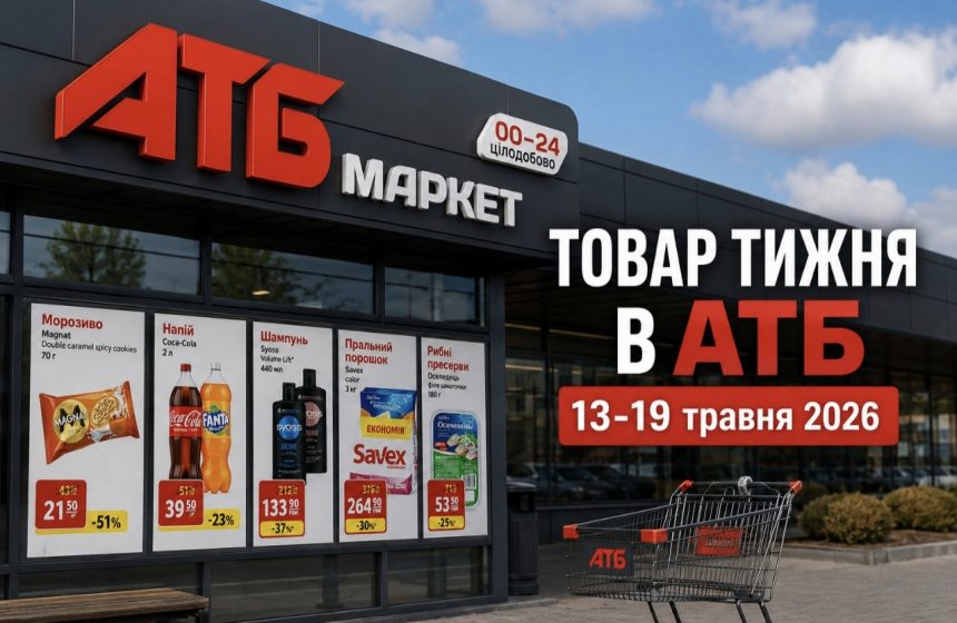 Товар тижня в АТБ 13-19 травня 2026 — що можна купити зі знижкою до 50%