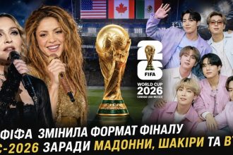 ФІФА змінила формат фіналу ЧС-2026 заради Мадонни, Шакіри та BTS