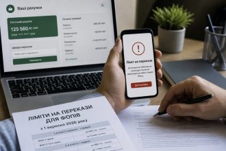 Як зміняться ліміти на перекази для ФОПів з 1 вересня 2026 та скільки можна буде переказувати