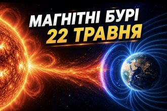 Магнітні бурі 22 травня 2026: який K-індекс сьогодні та як сонячна активність вплине на самопочуття
