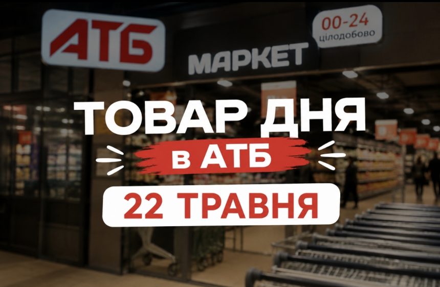 Товар дня в АТБ 22 травня 2026 — що можна купити сьогодні зі знижкою до 50%
