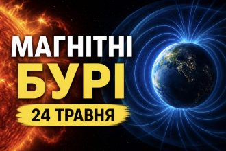 Магнітні бурі 24 травня 2026: який K-індекс сьогодні та як сонячна активність вплине на самопочуття