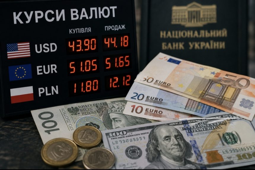 Курс валют на 26.06.2026: скільки коштують долар євро і злотий