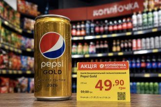 Pepsi Gold 2026 уже в Україні: де купити лімітовану золоту банку та скільки вона коштує