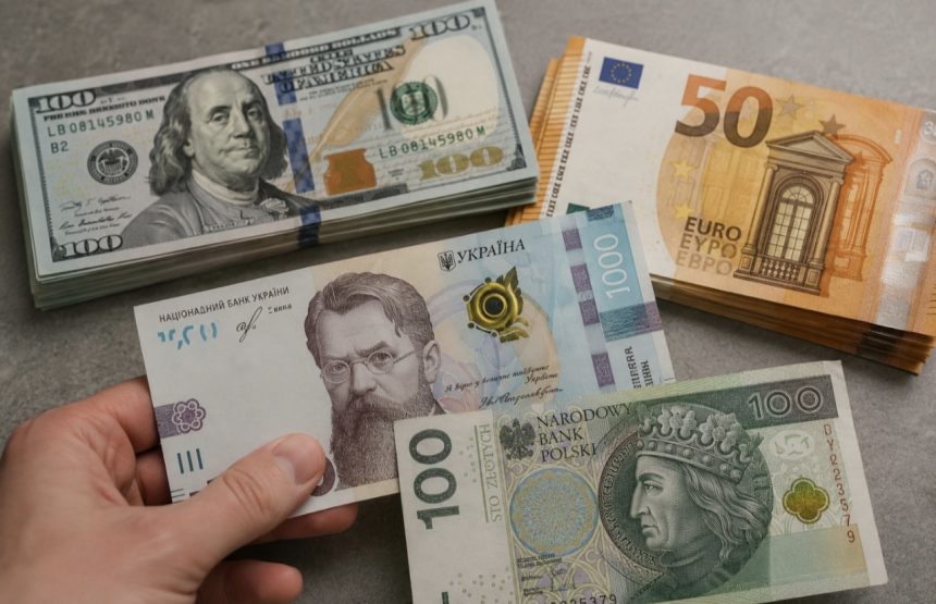 Курс валют на 27.06.2026: скільки коштують долар євро і злотий