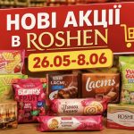 Знижки в ROSHEN з 26 травня до 8 червня 2026: повний огляд акційних товарів і вигідних пропозицій