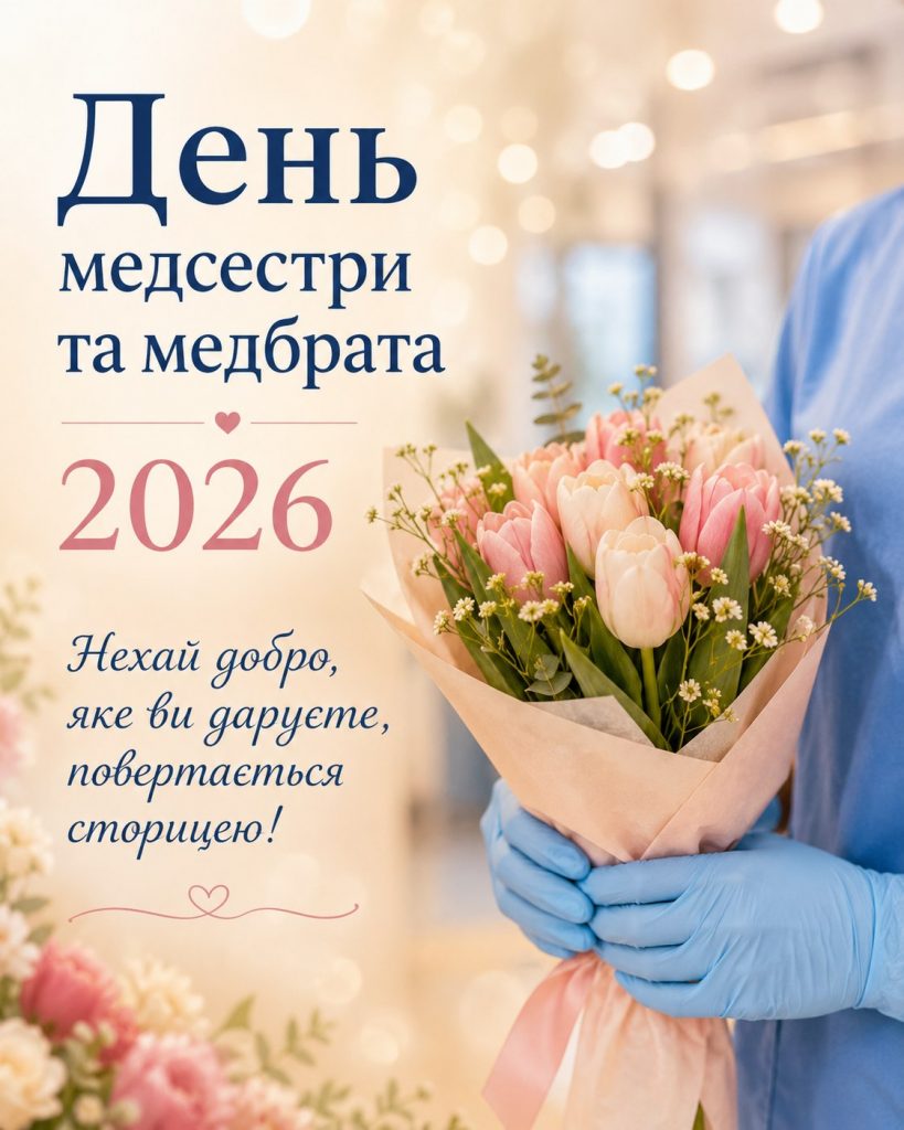 День медсестри та медбрата 2026: картинки, СМС, побажання прозою та листівки українською