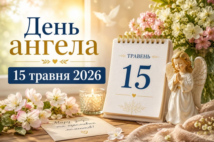 День ангела 15 травня 2026 в Україні за новим та старим стилем: хто святкує сьогодні, значення імен та побажання