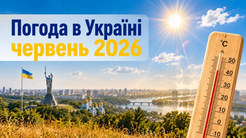 Погода в Україні на червень 2026: чи чекати хвилю спеки та до +40°C