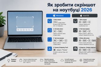Як зробити скріншот на ноутбуці: Windows, macOS — повний гайд