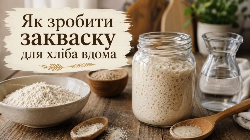 Як зробити закваску для хліба вдома — покроковий рецепт
