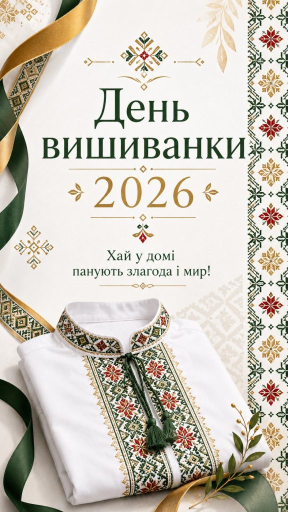 День вишиванки 2026 в Україні: гарні картинки, СМС, побажання прозою та листівки