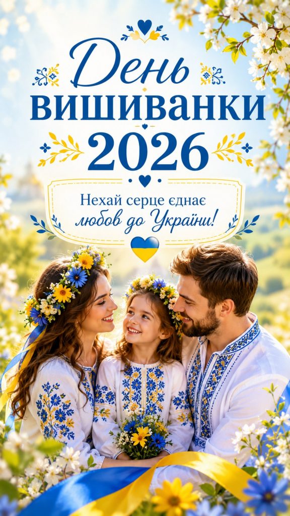 День вишиванки 2026 в Україні: гарні картинки, СМС, побажання прозою та листівки