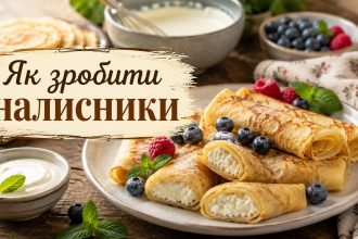 Як зробити налисники: тонкі млинці з начинкою