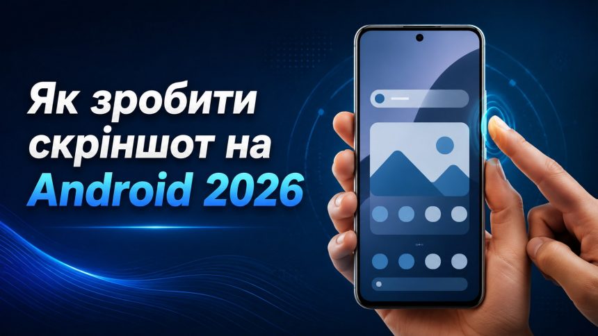 Як зробити скріншот на телефоні Android 2026: покрокова інструкція для Samsung, Xiaomi та інших смартфонів