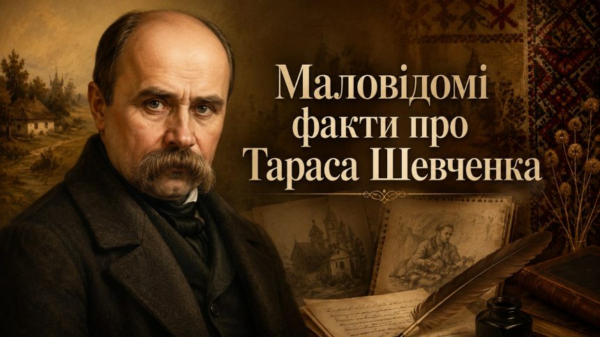Цікаві факти про Тараса Шевченка: від кріпака до пророка українського народу