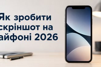 Як зробити скріншот на iPhone у 2026 році: покрокова інструкція з кнопками, AssistiveTouch і Back Tap