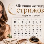 Місячний календар стрижок червень 2026: найкращі дні для стрижки та догляду за волоссям