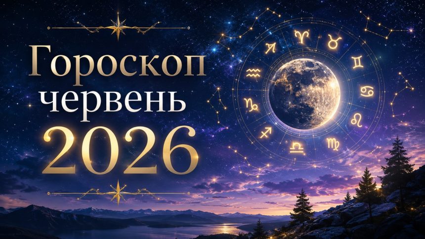 Гороскоп на червень 2026 для всіх знаків Зодіаку: кохання, гроші, робота і важливі дати