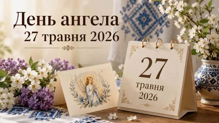 День ангела 27 травня 2026 в Україні за новим та старим стилем: хто святкує сьогодні, значення імен та побажання