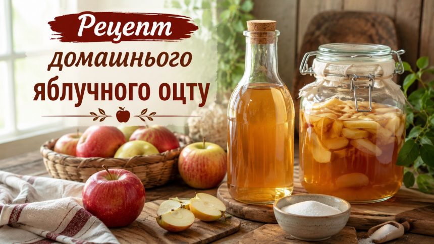 Як приготувати яблучний оцет у домашніх умовах: покрокова інструкція