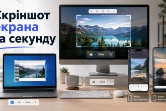 Як зробити скріншот на ноутбуці, ПК, iPhone та Android: повна інструкція 2026