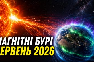 Магнітні бурі червень 2026 в Україні: прогноз сонячної активності, небезпечні дні та як захистити здоров’я