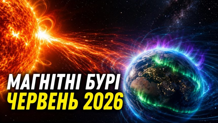 Магнітні бурі червень 2026 в Україні: прогноз сонячної активності, небезпечні дні та як захистити здоров’я