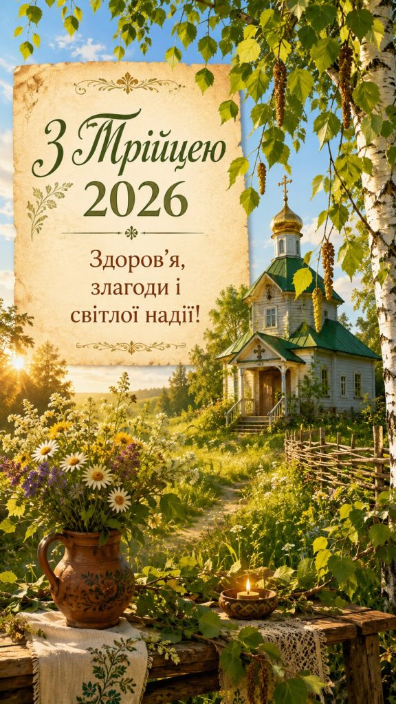 З Трійцею 2026: добрі побажання, картинки, СМС і листівки українською